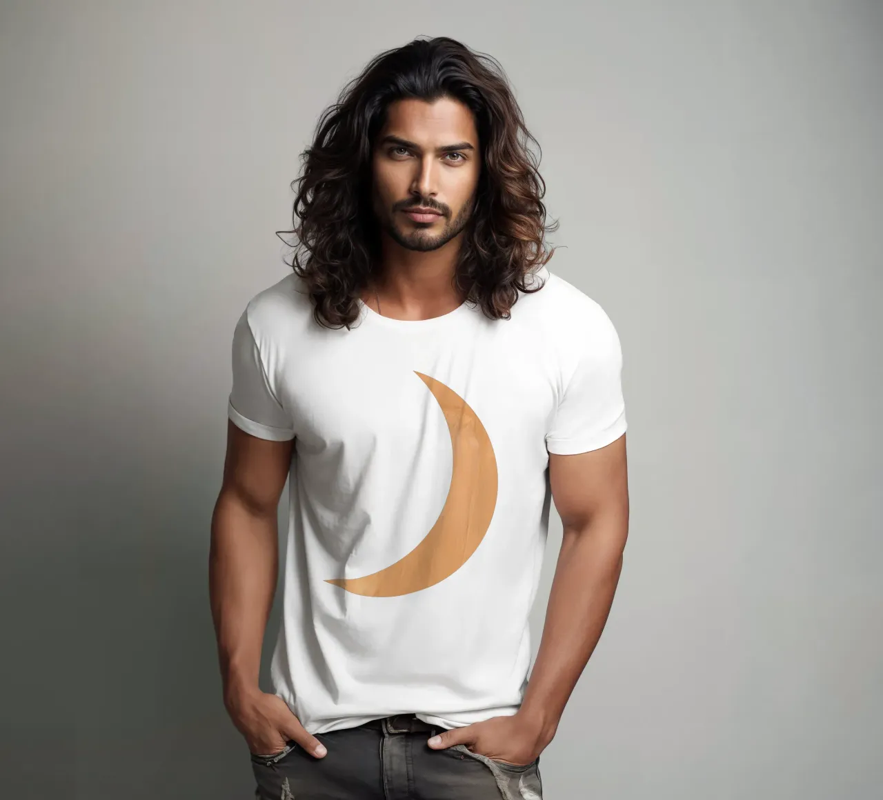 Luna Boho t-shirt da Rose Beck Art