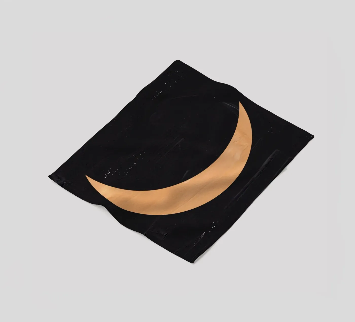 Boho-Mond Fleecedecke von Rose Beck Art