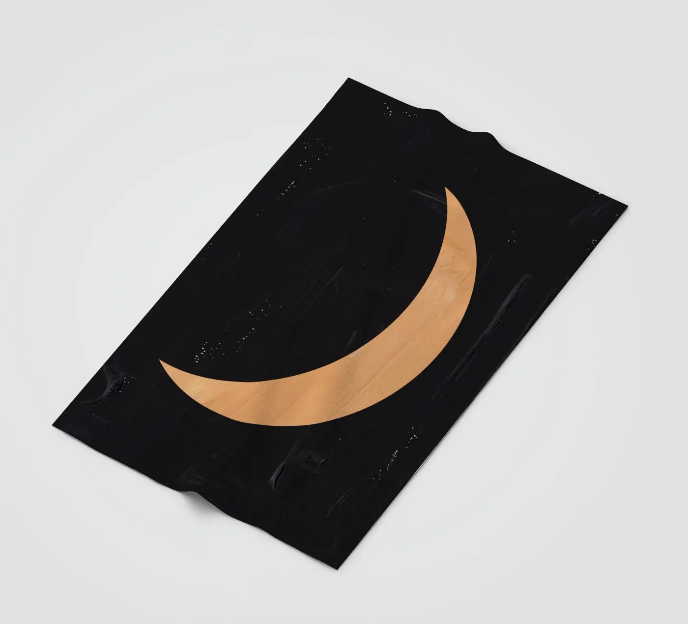 Boho-Mond Fleecedecke von Rose Beck Art