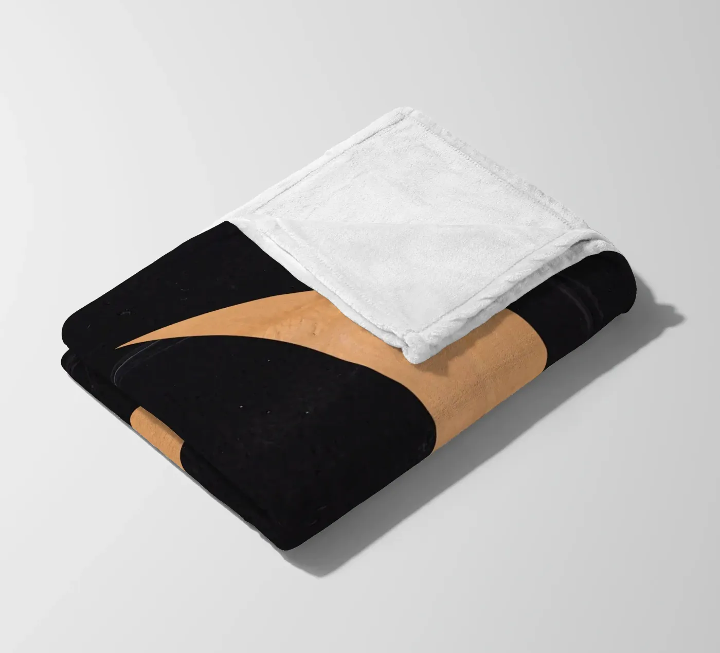 Boho-Mond Fleecedecke von Rose Beck Art