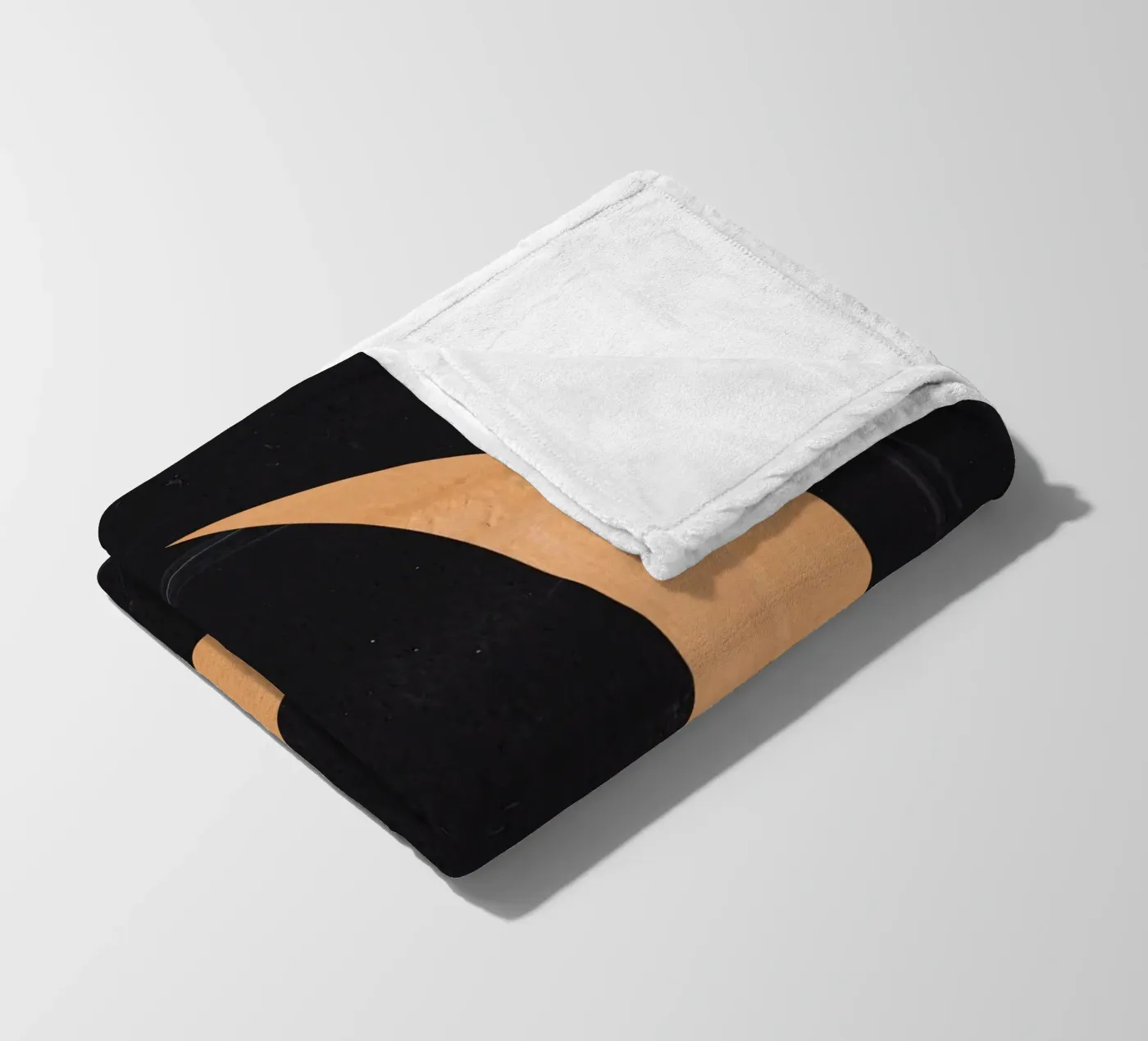 Boho-Mond Fleecedecke von Rose Beck Art