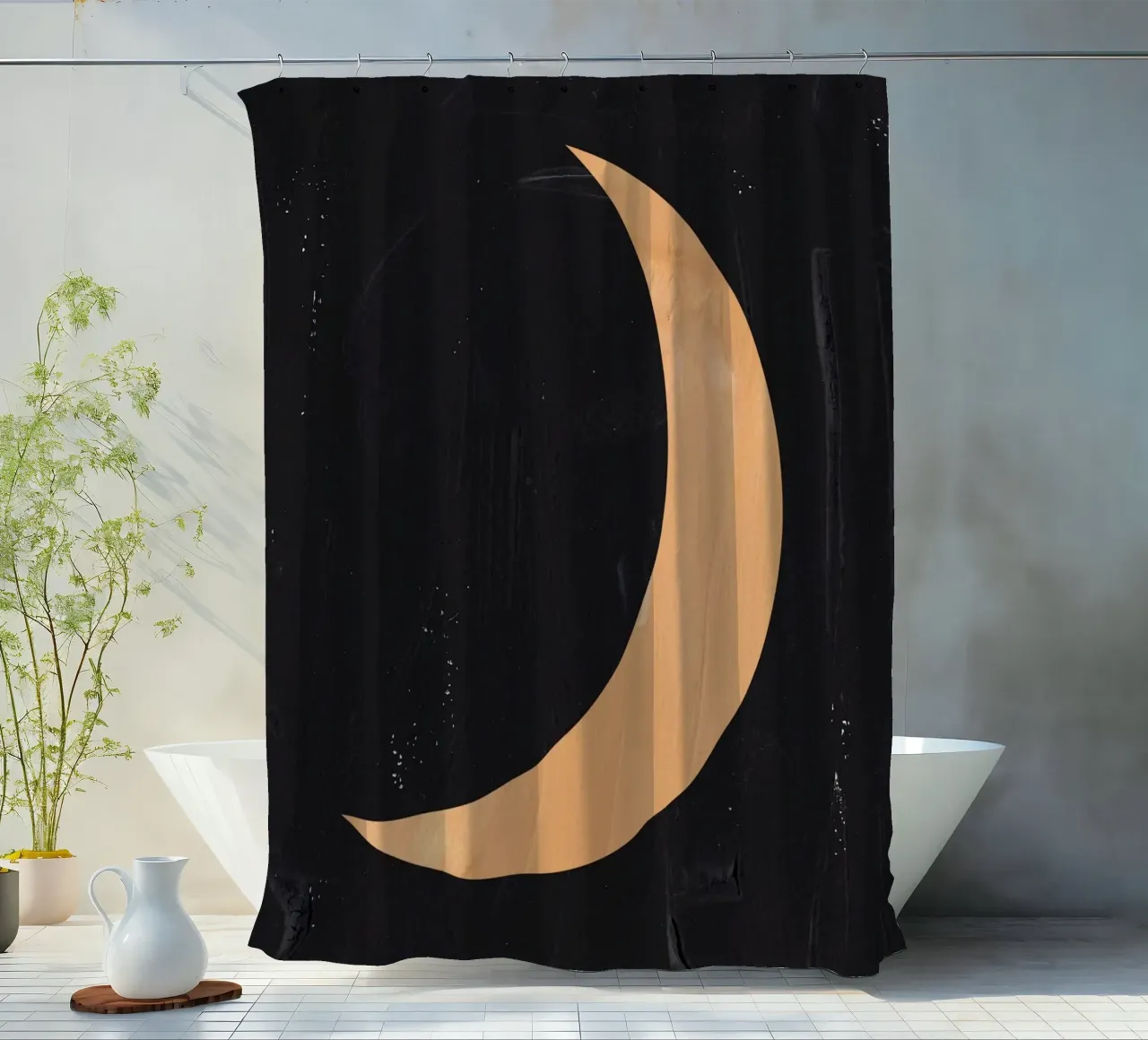 Luna Boho tenda da doccia da Rose Beck Art