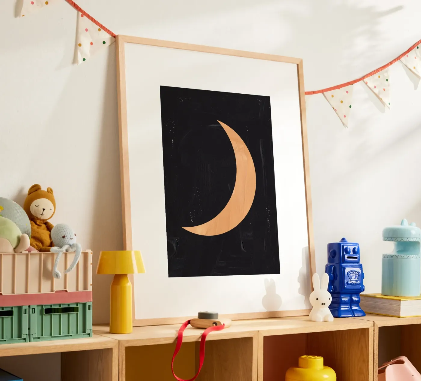 Boho Maan poster van Rose Beck Art