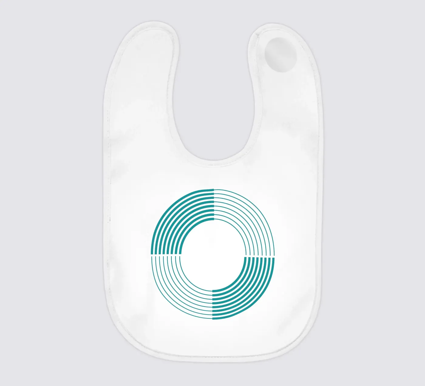 Coil baby slabbetje van Rose Beck Art