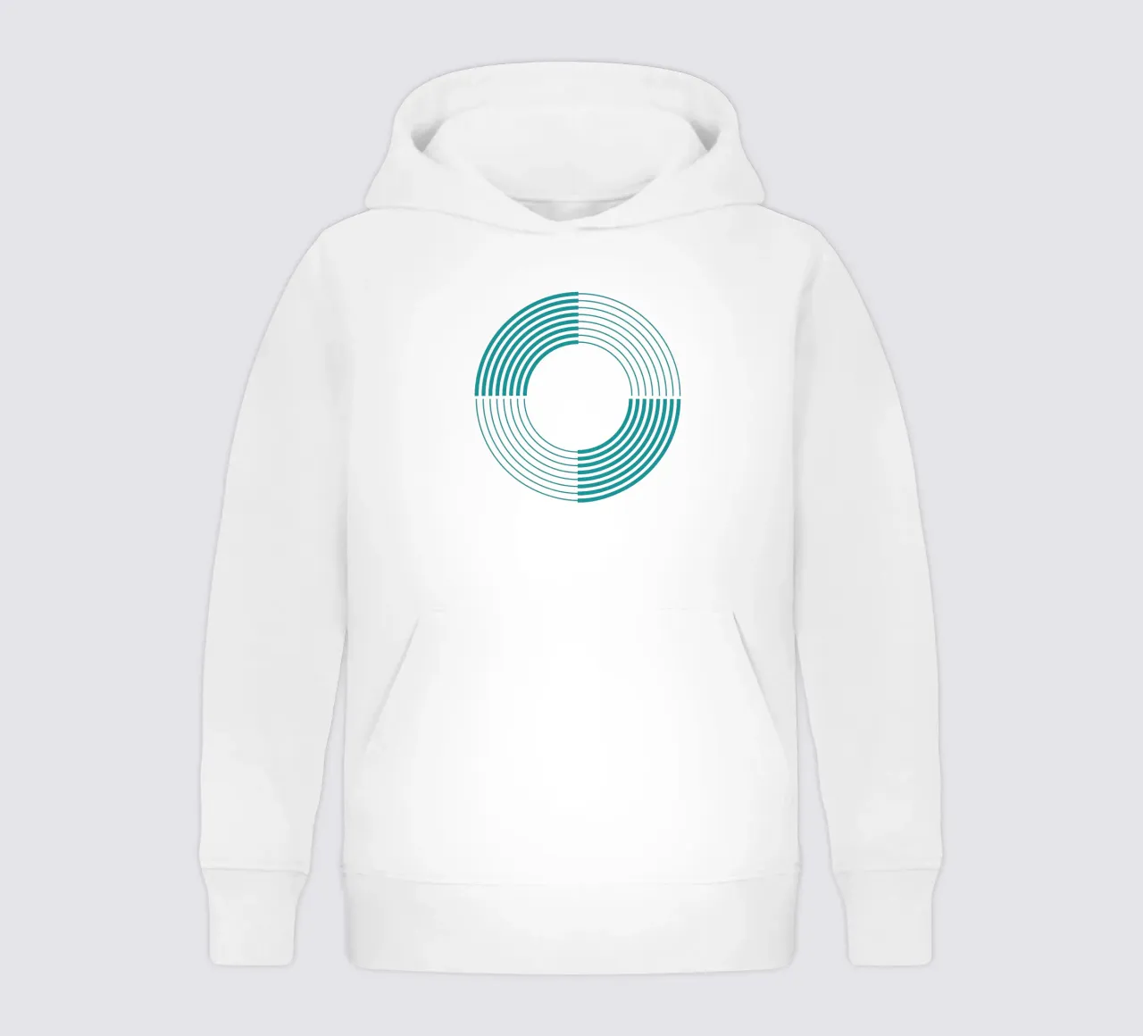 Spoel kinder hoodie van Rose Beck Art
