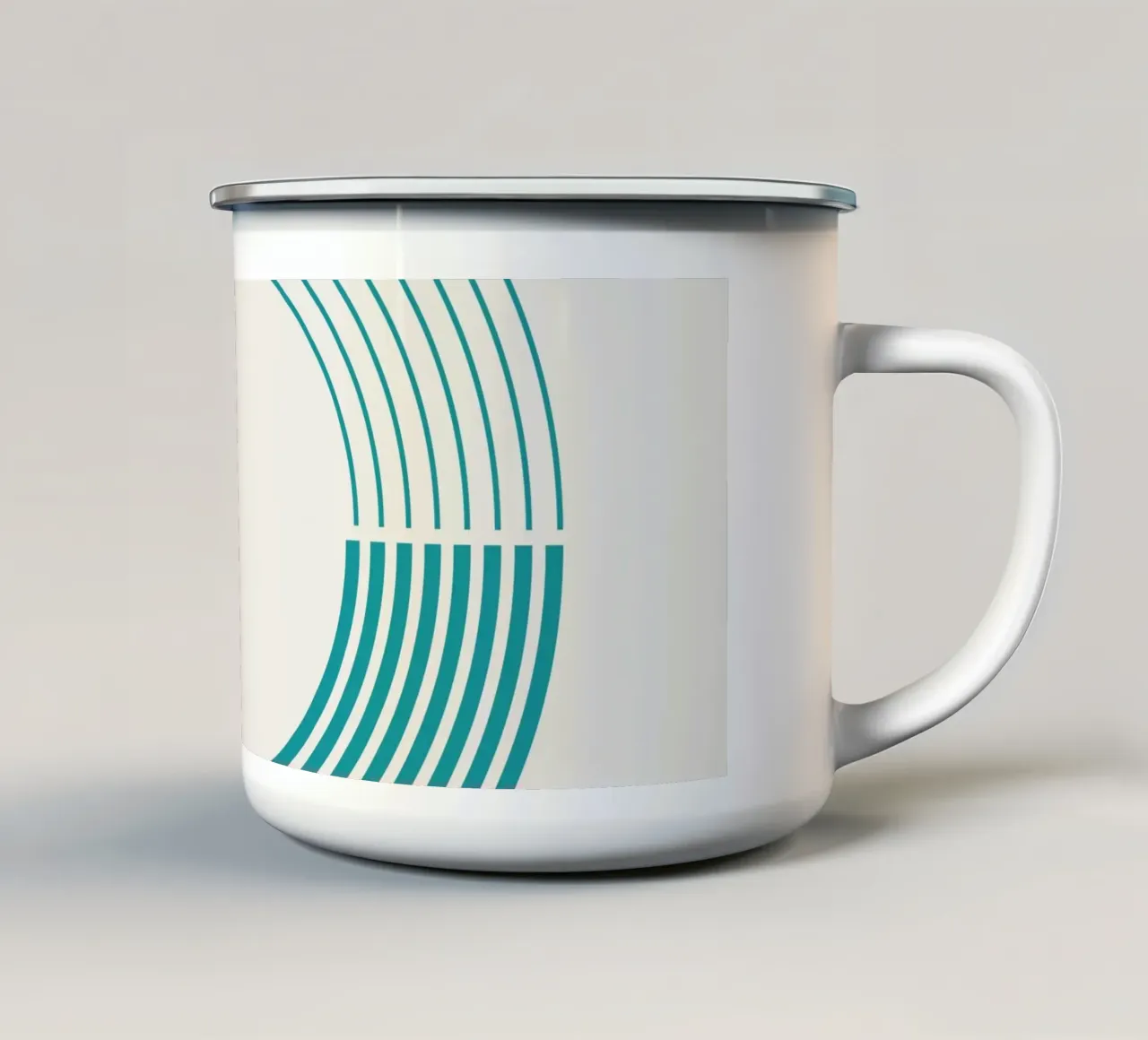 Bobina tazza in smalto da Rose Beck Art