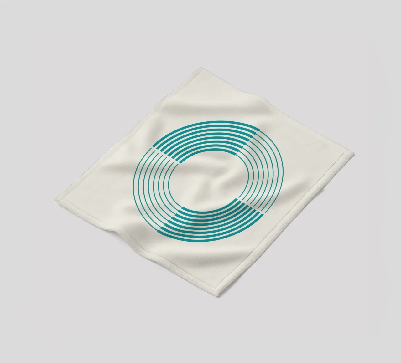 Coil fleece blanket by Rose Beck Art