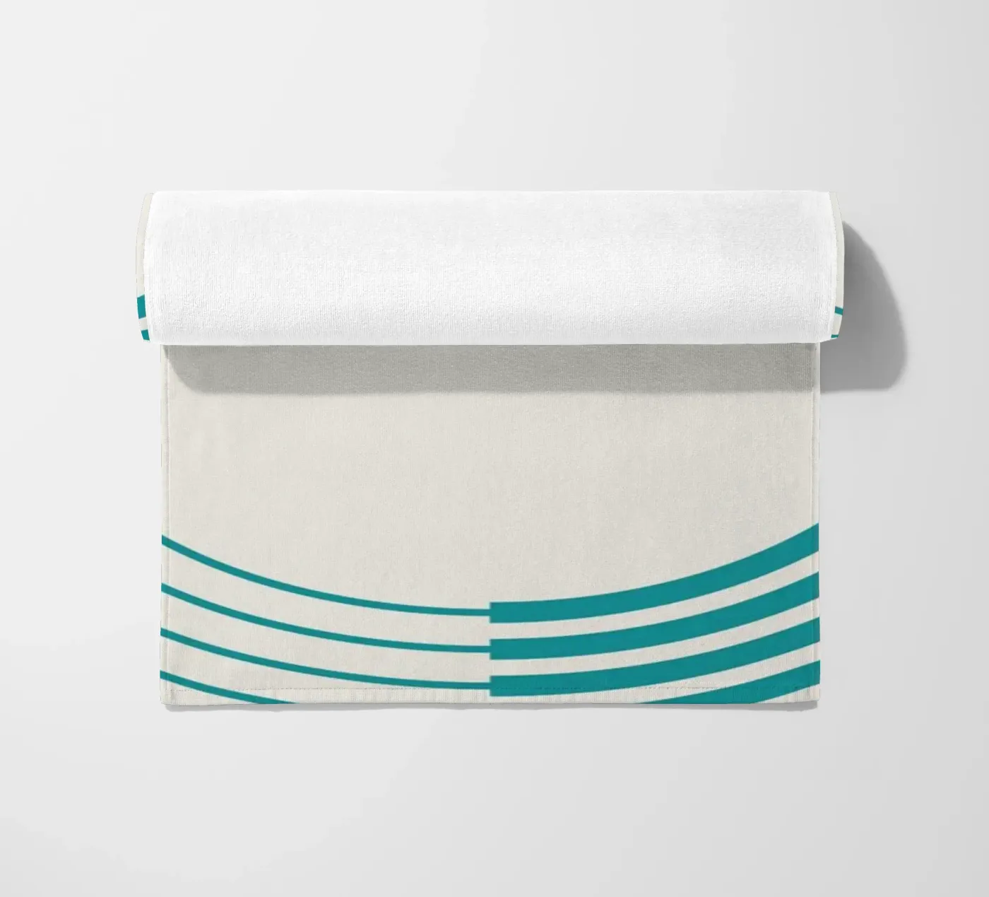 Coil beach towel by Rose Beck Art