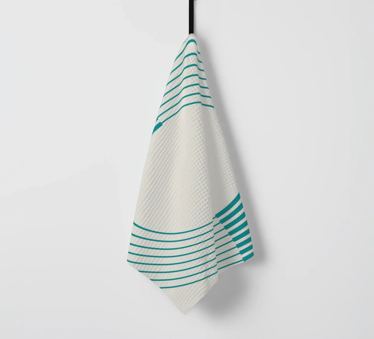 Coil tea towel by Rose Beck Art
