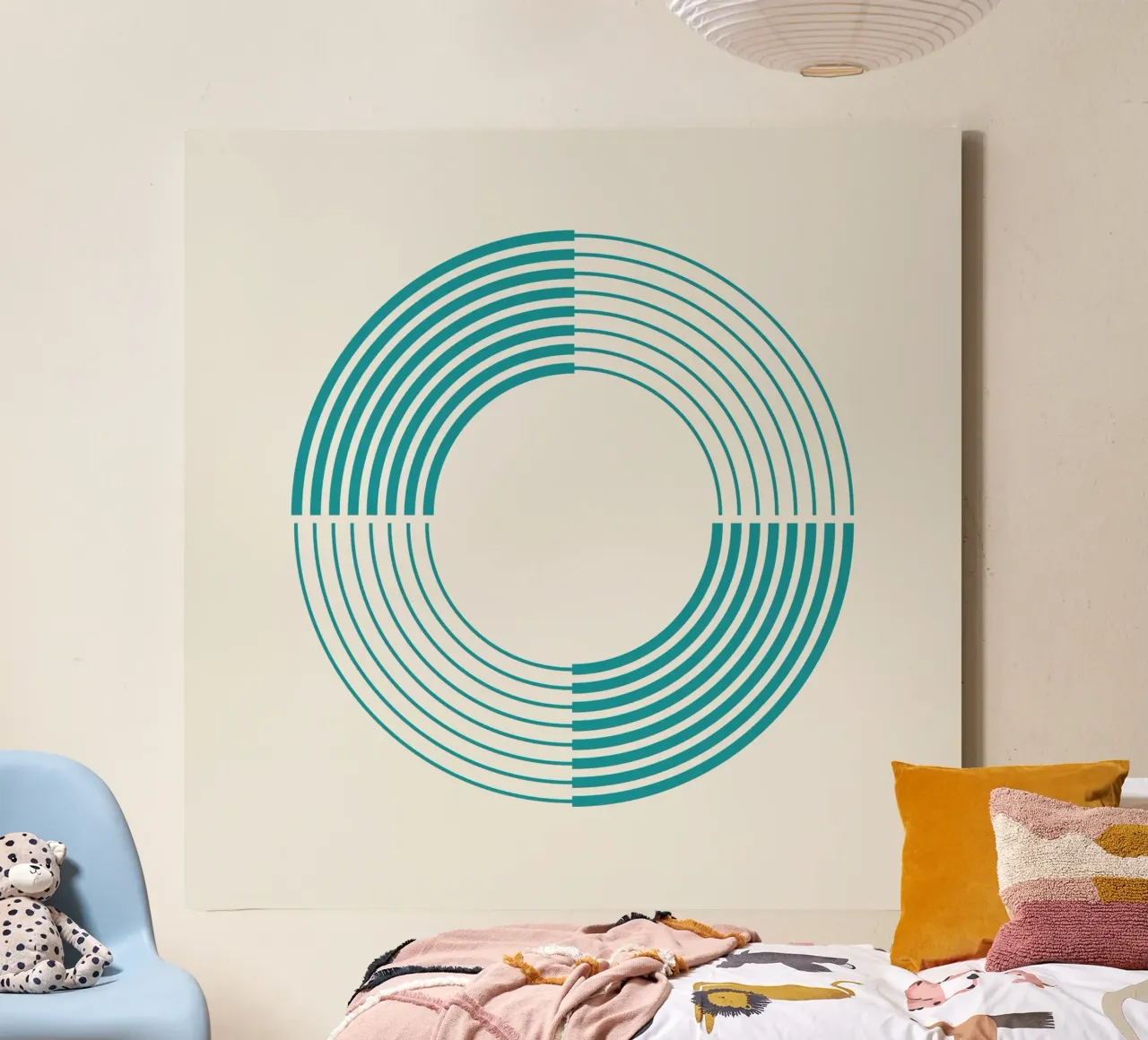 Coil canvas by Rose Beck Art