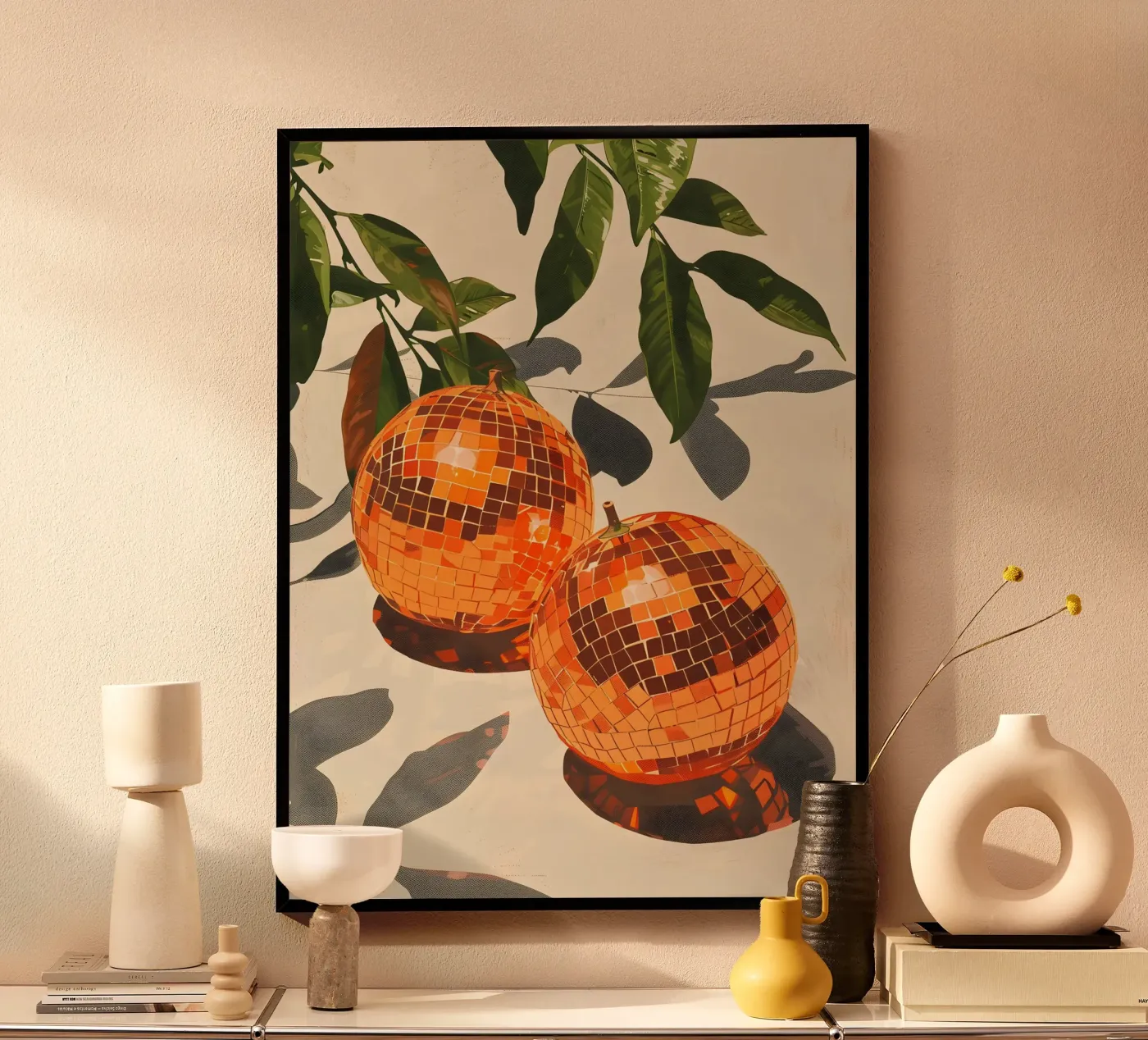 Orange Disco poster da Gypsy Galleria