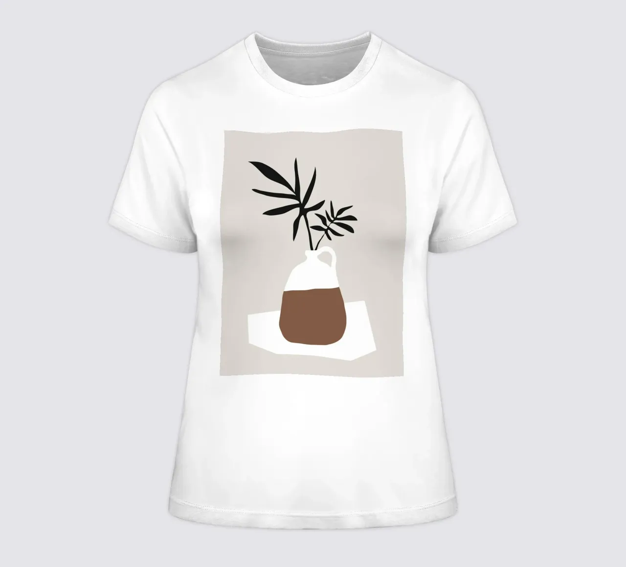 Vase 4 women's fitted t-shirt by ThingDesign