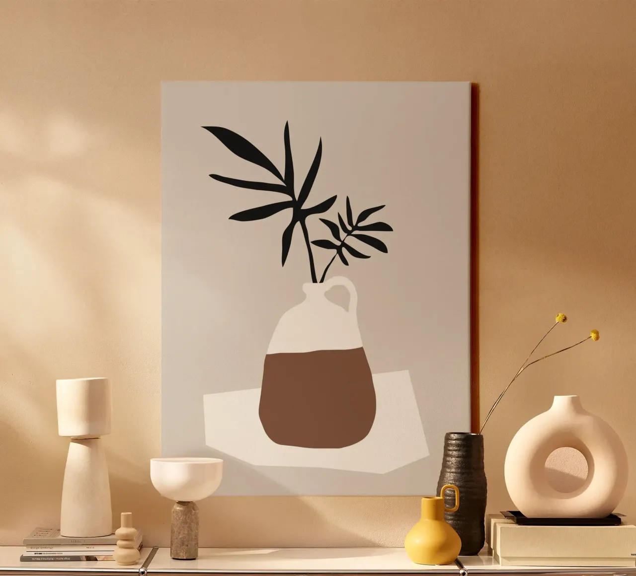Vase 4 canvas by ThingDesign