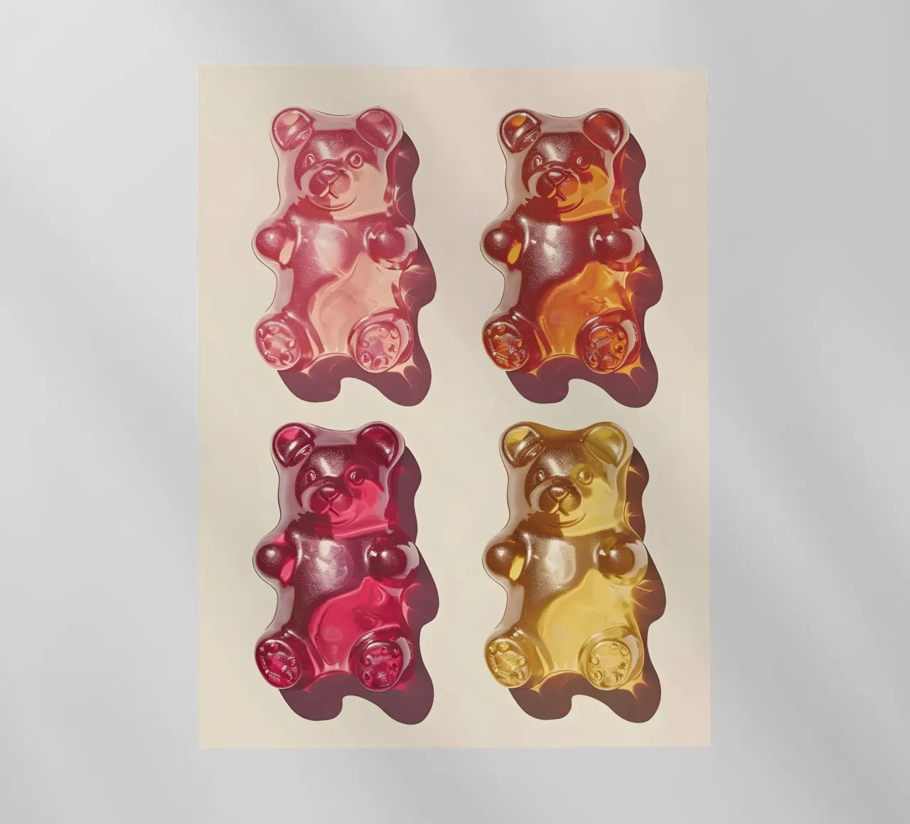 The Gummy Bears pellicola backlit da Gypsy Galleria