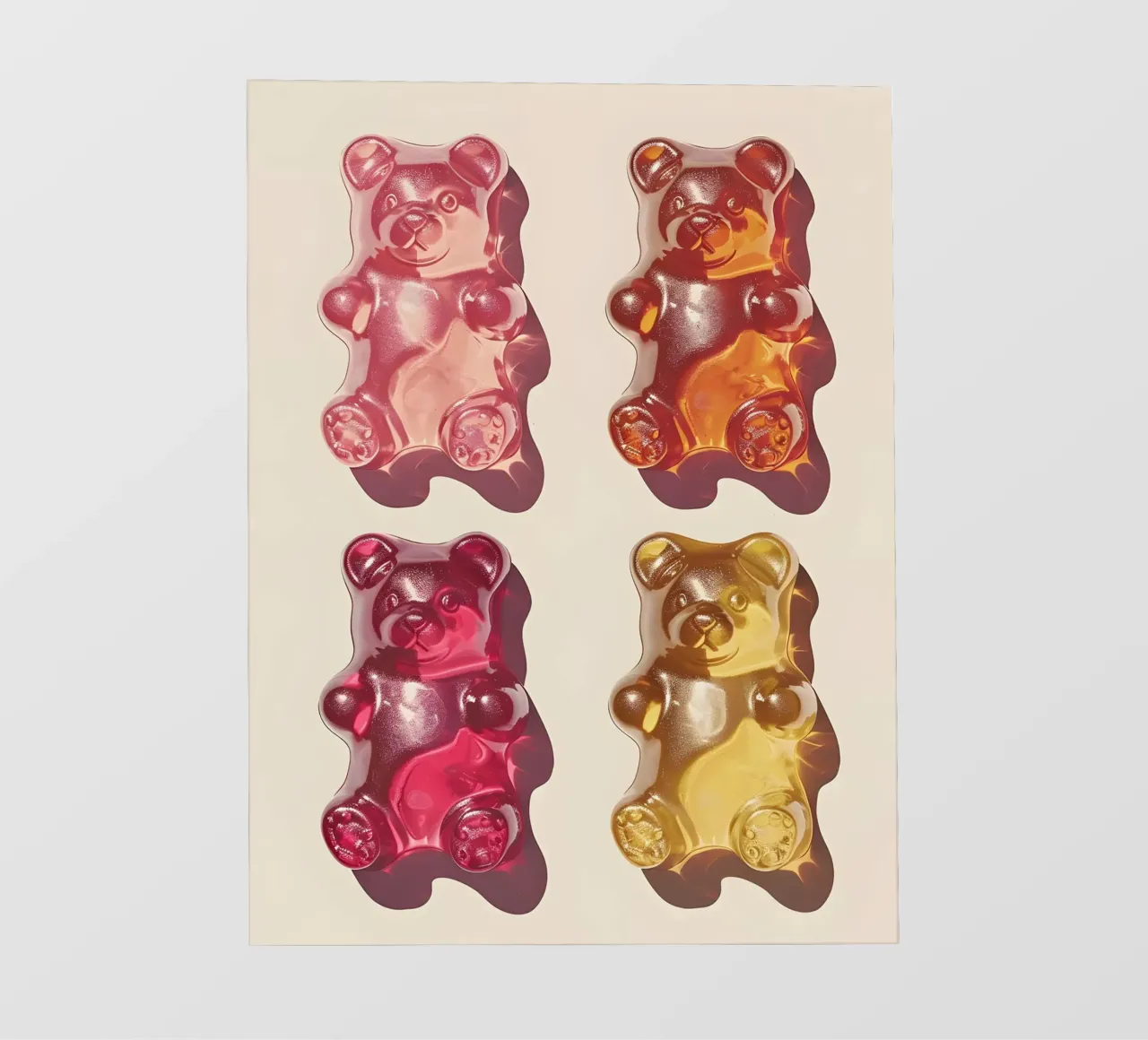 The Gummy Bears pellicola backlit da Gypsy Galleria
