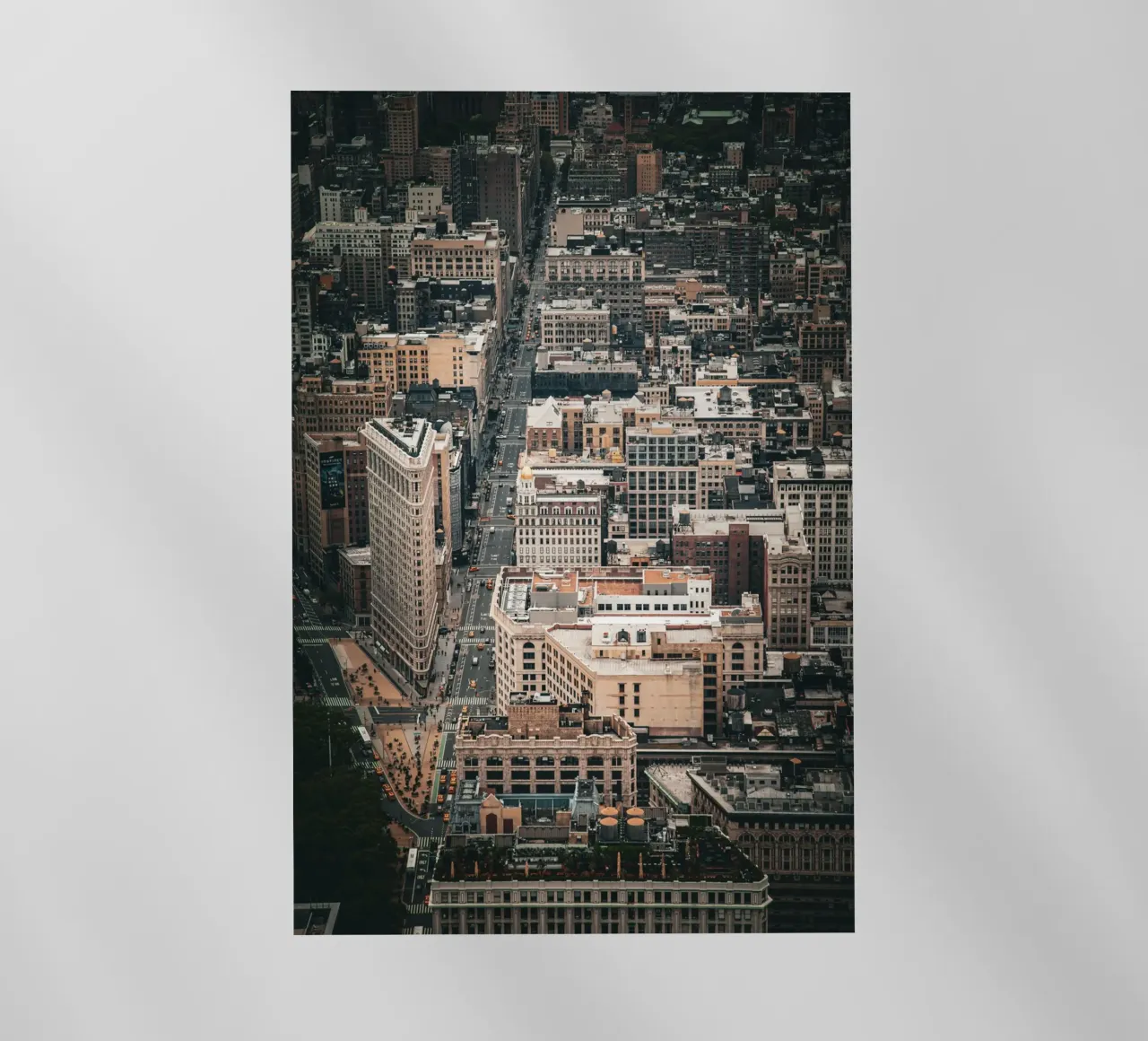 New York Flat Iron pellicola backlit da Flo Klein