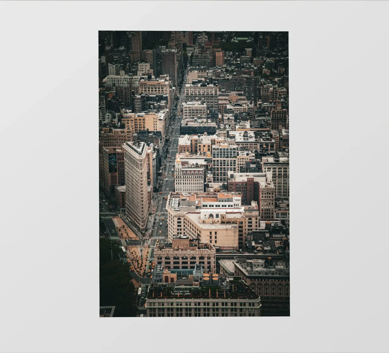 New York Flat Iron pellicola backlit da Flo Klein