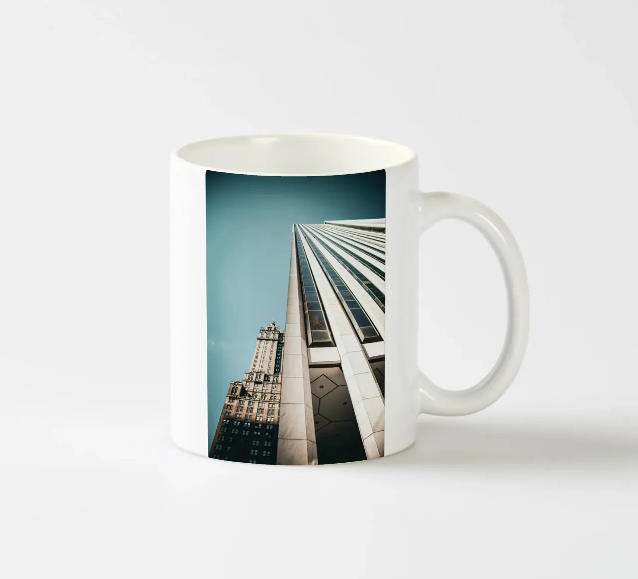 NEW YORK Skyscraper tazza in ceramica da Flo Klein