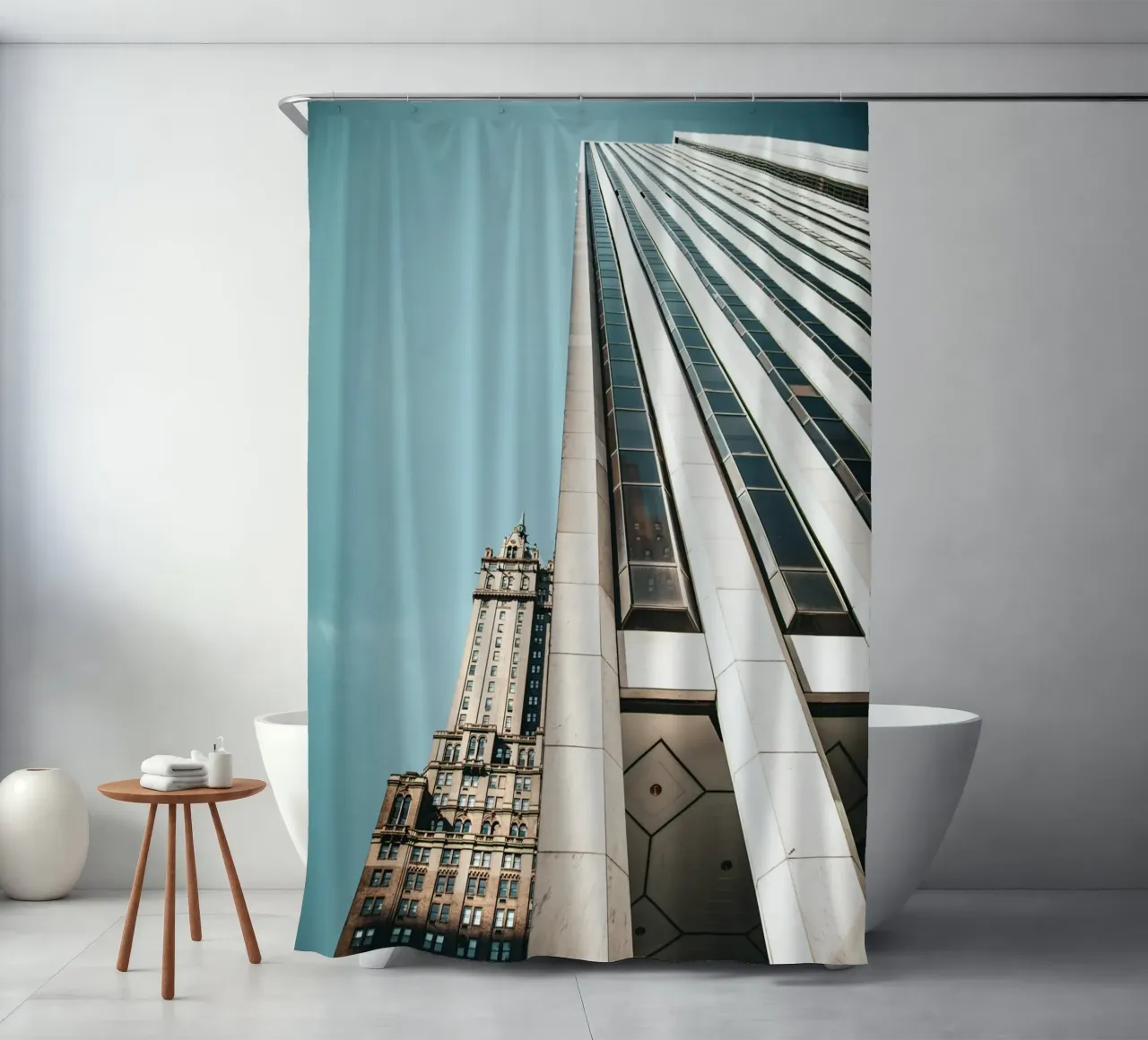 NEW YORK Skyscraper tenda da doccia da Flo Klein