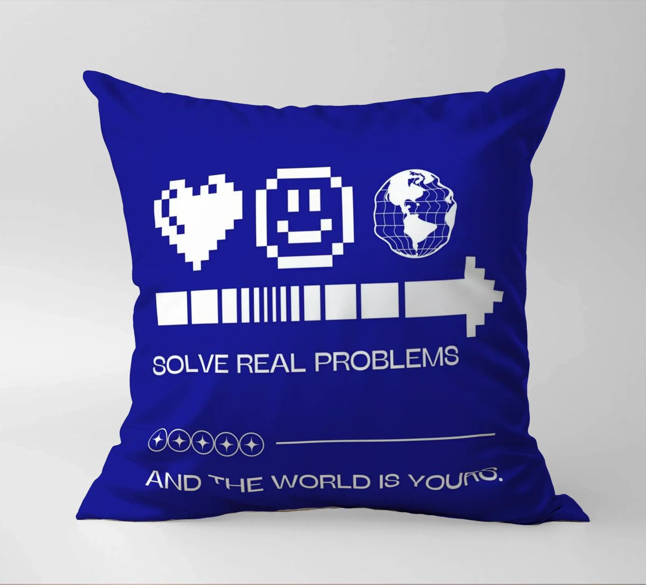 SOLVE REAL PROBLEMS cuscino da Einfach Uebel