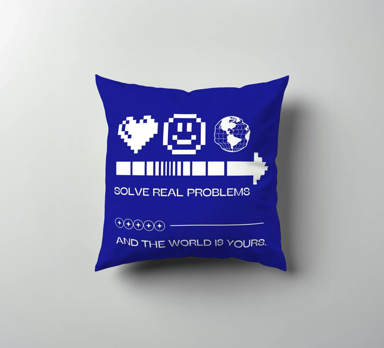 SOLVE REAL PROBLEMS cuscino da Einfach Uebel