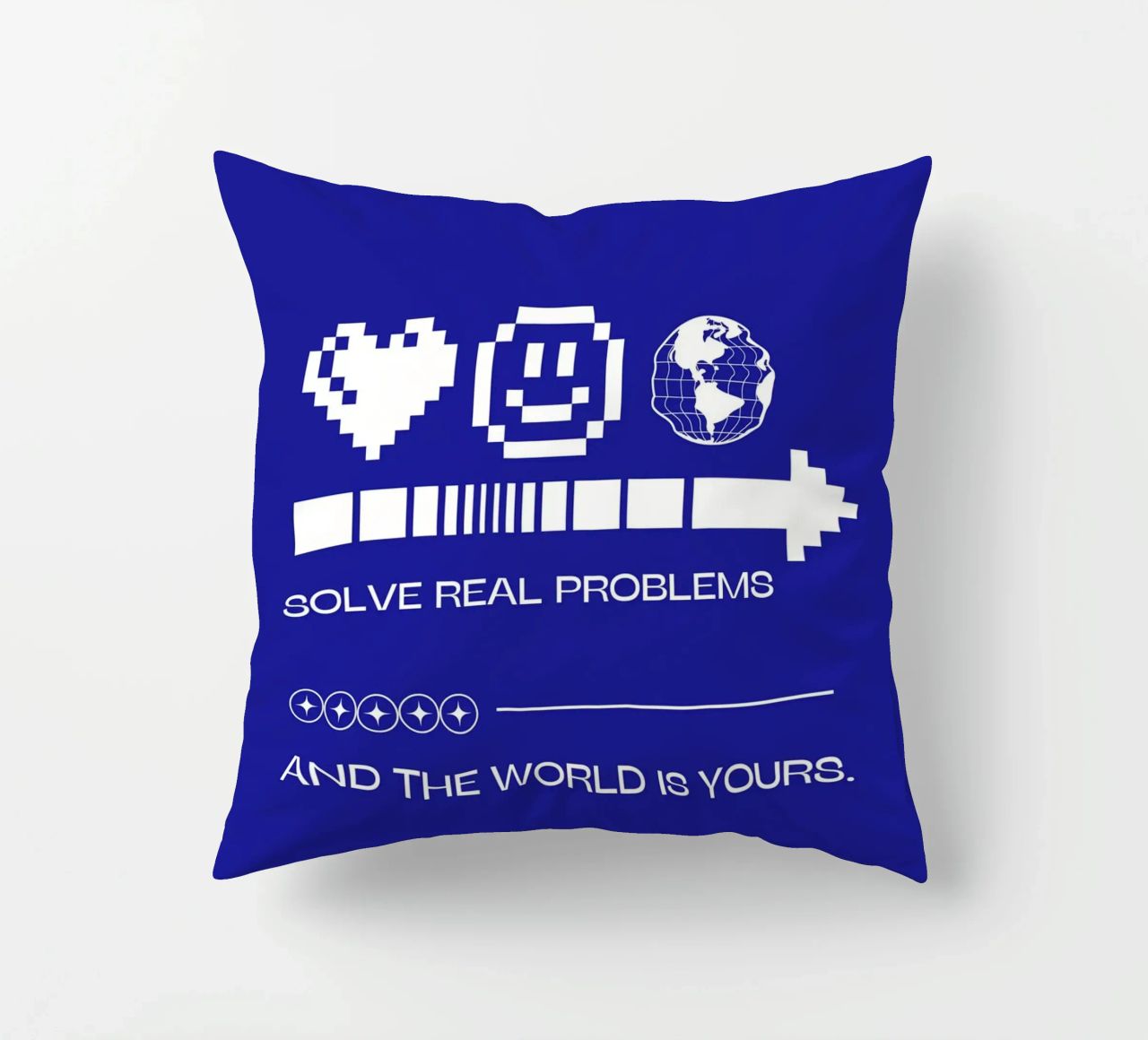 SOLVE REAL PROBLEMS cuscino da Einfach Uebel