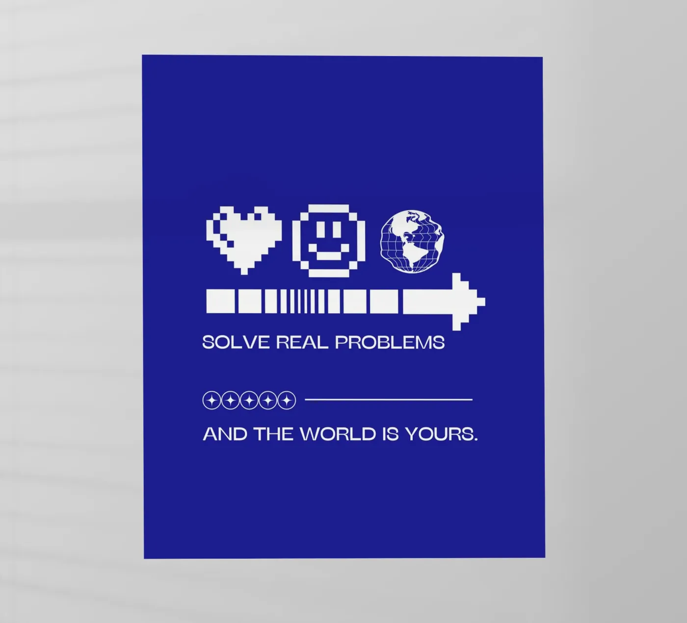 SOLVE REAL PROBLEMS backlit film by SMRT STUDIO