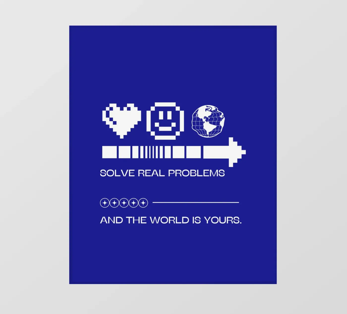 SOLVE REAL PROBLEMS backlit film by SMRT STUDIO