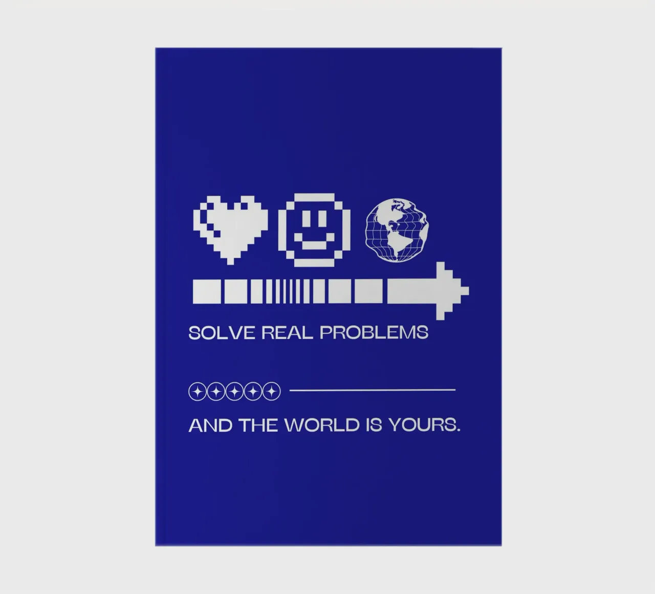 SOLVE REAL PROBLEMS notebook by SMRT STUDIO