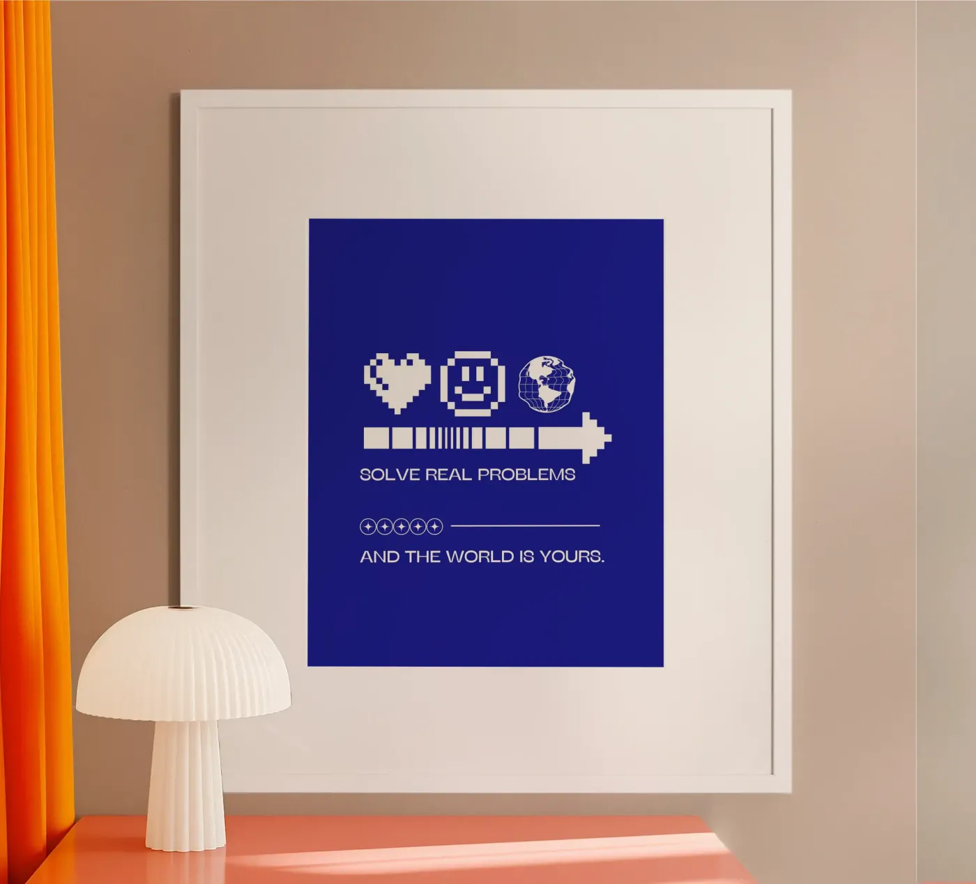 SOLVE REAL PROBLEMS Poster von SMRT STUDIO