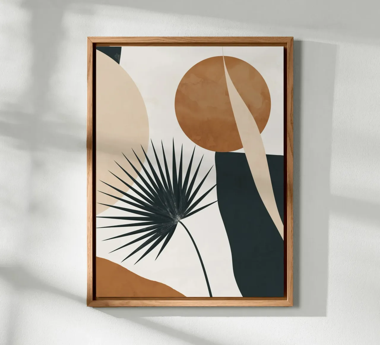 Abstract Art Tropical Leaves 6 alu-dibond by ThingDesign