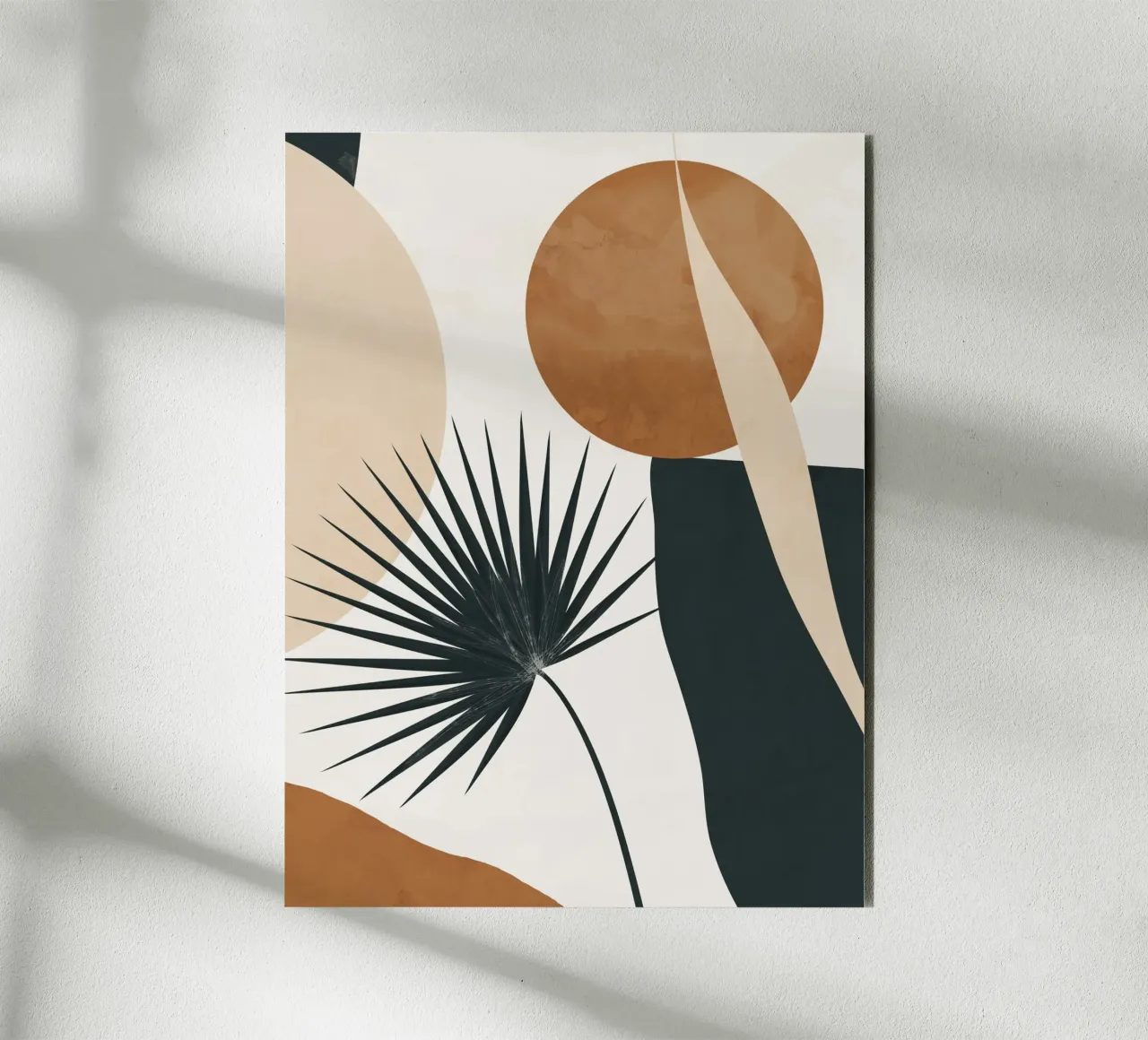 Abstract Art Tropical Leaves 6 alu-dibond by ThingDesign