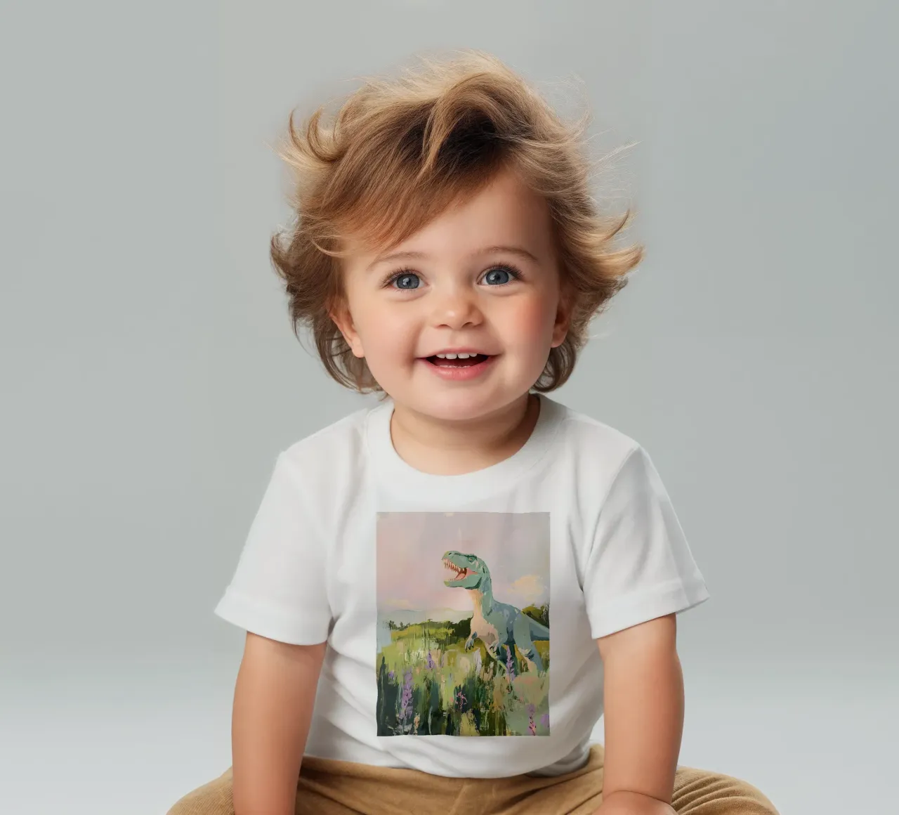The T-Rex baby t-shirt by Gypsy Galleria
