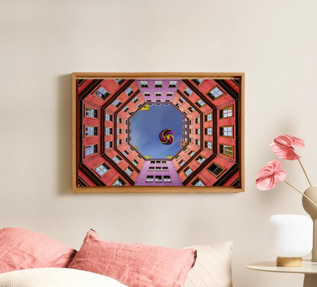 Shapes and Swirls - Renee Doyle tela con Cornice a cassetta da Pictufy