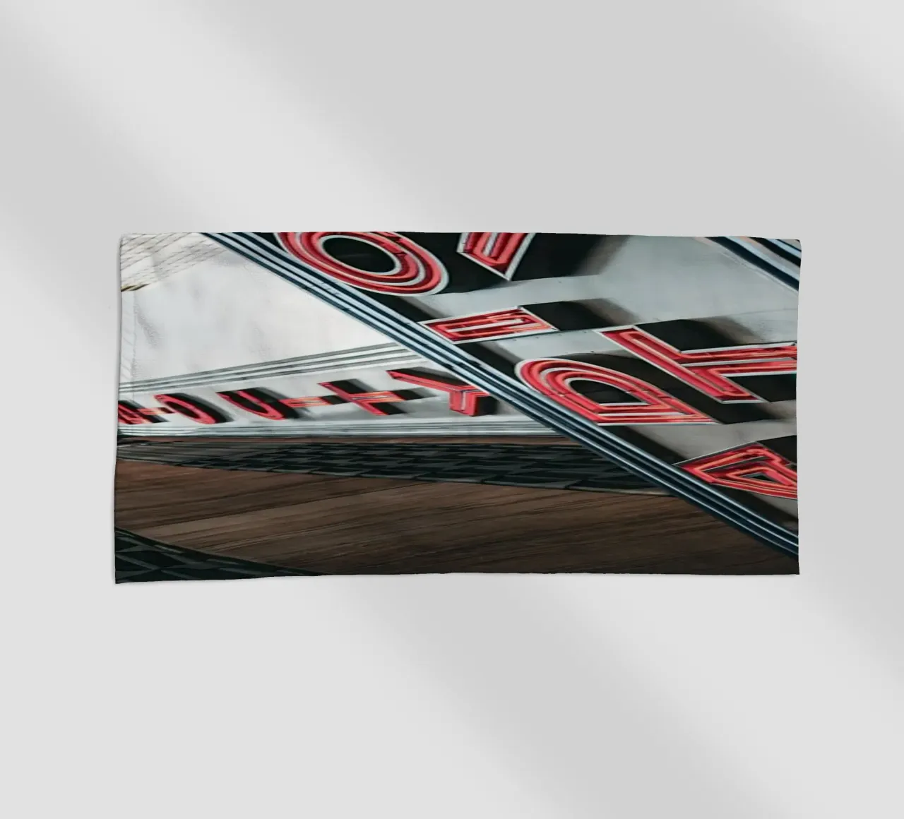Radio City Music Hall New York beach towel by Flo Klein