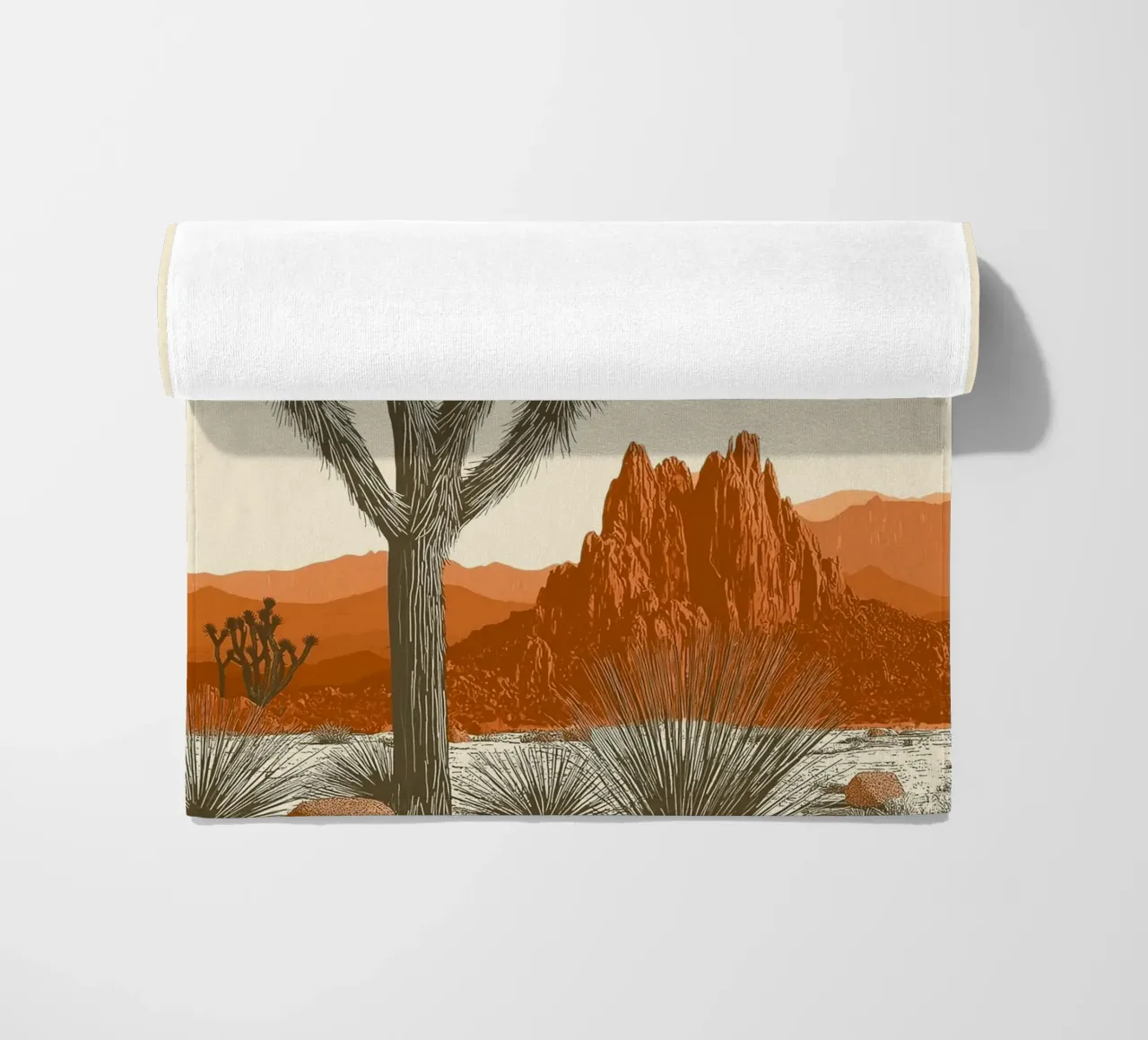 Joshua Tree Southwest Cactus Art telo mare da Farlane