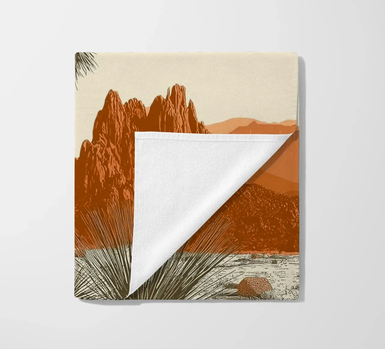 Joshua Tree Southwest Cactus Art telo mare da Farlane