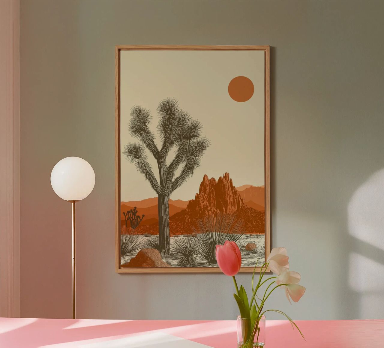 Joshua Tree Southwest Cactus Art alluminio dibond da Farlane