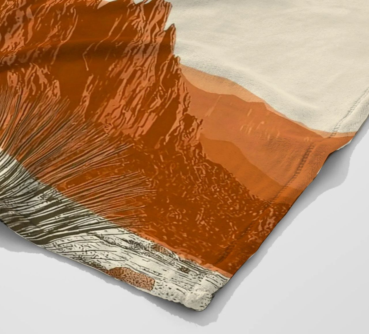 Joshua Tree Southwest Cactus Art coperta in pile da Farlane