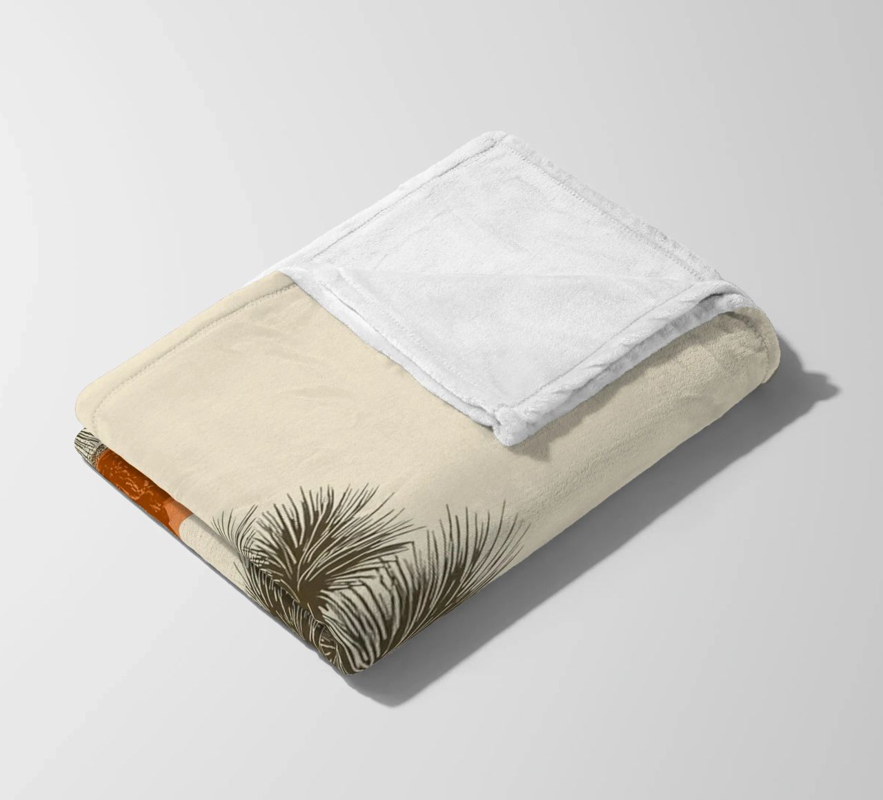Joshua Tree Southwest Cactus Art coperta in pile da Farlane