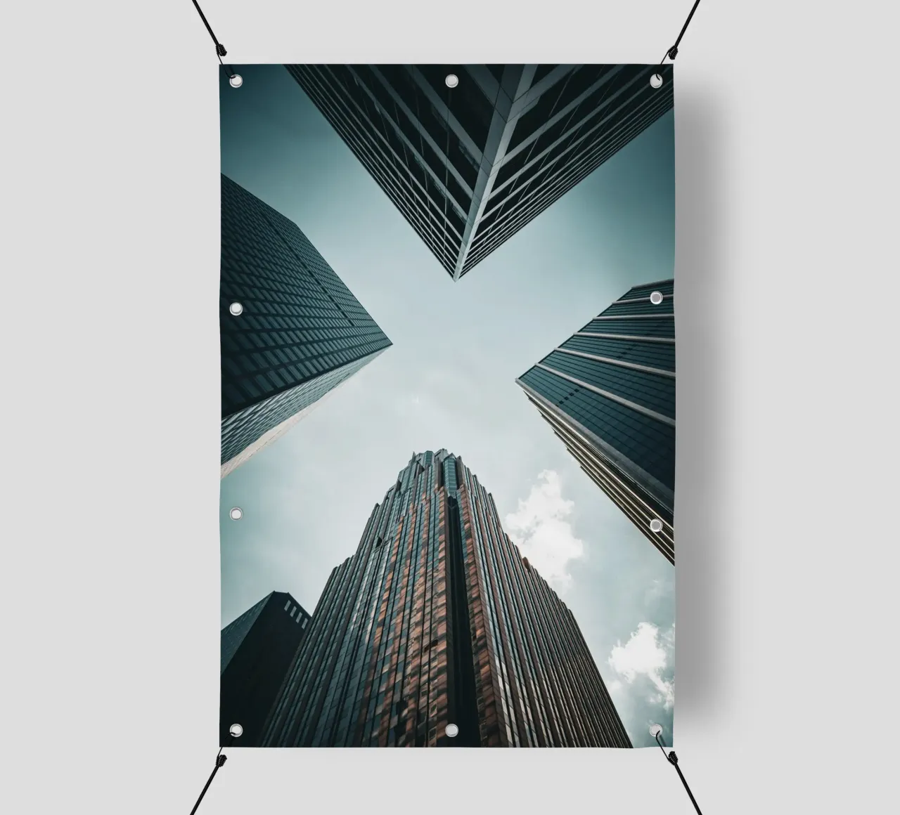 Skyscarper telo in pvc da Flo Klein