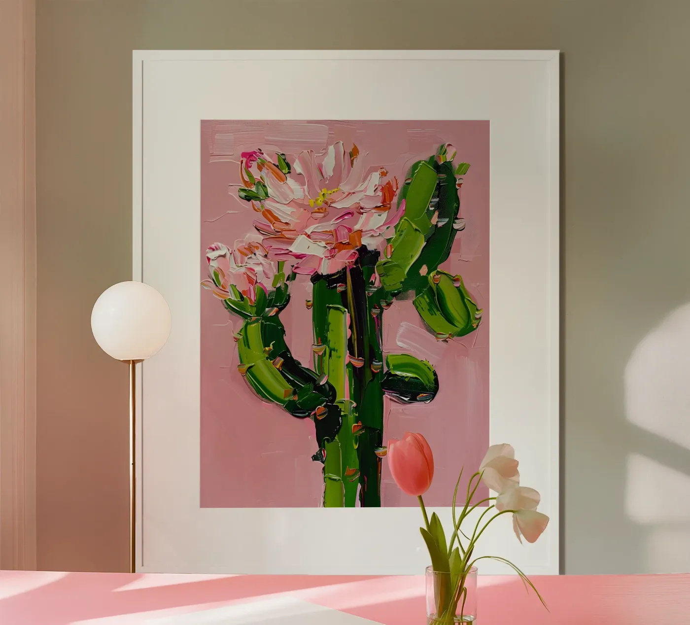 Blooming Cactus poster by Gypsy Galleria