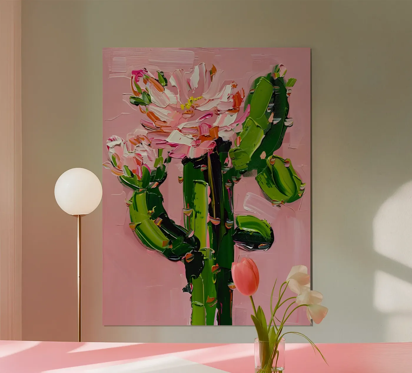 Blooming Cactus poster by Gypsy Galleria