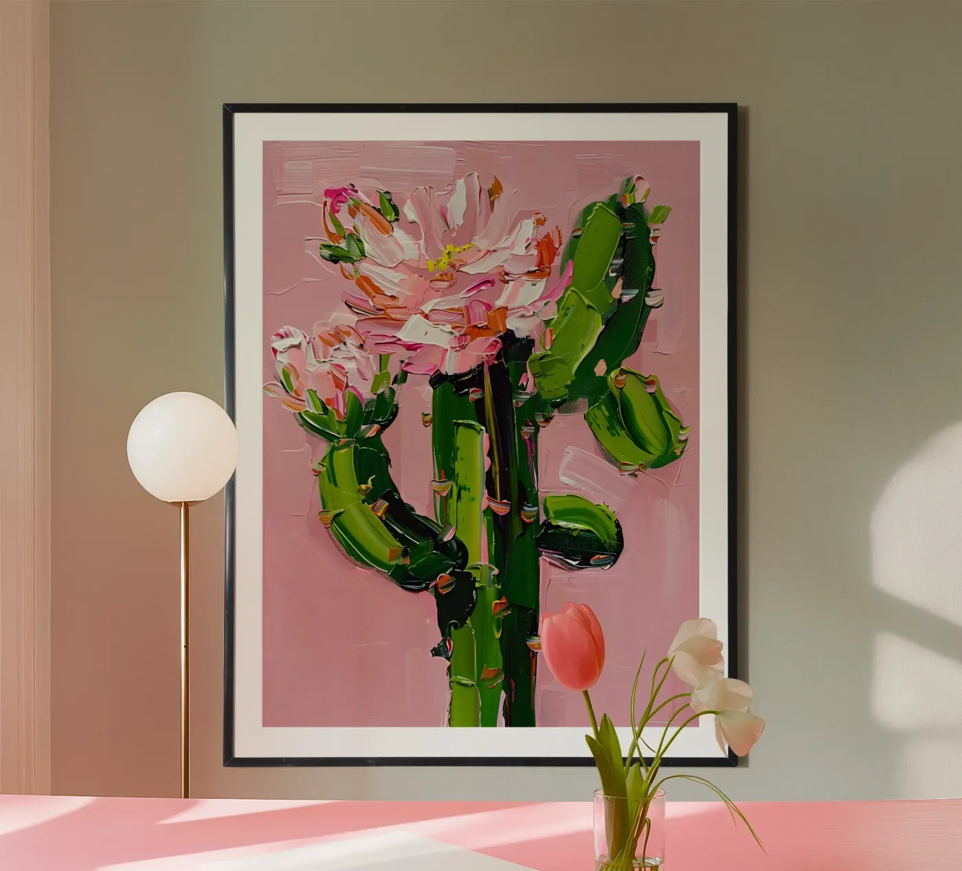 Blooming Cactus poster by Gypsy Galleria