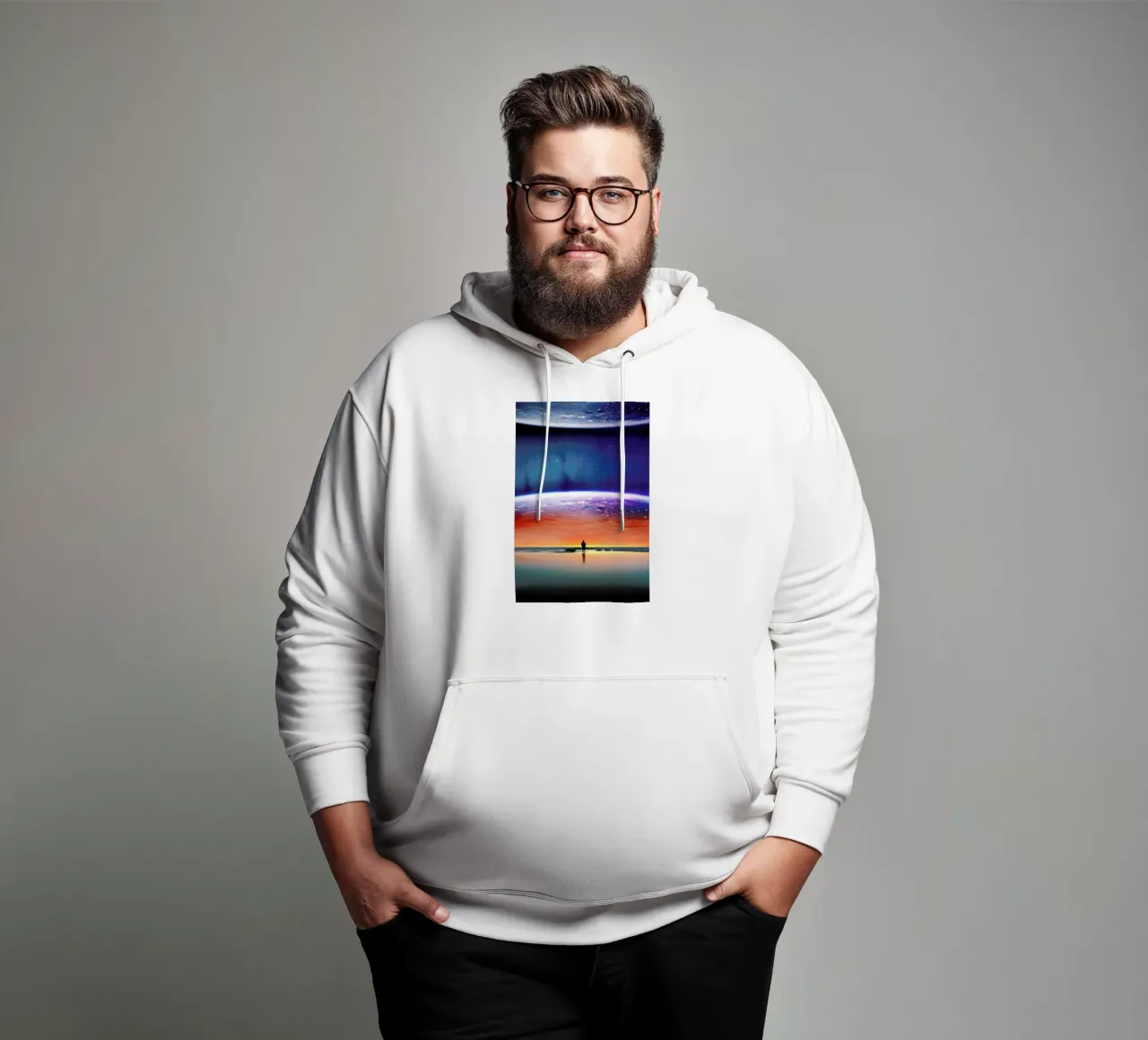 Solaris felpa con cappuccio da Stoian Hitrov