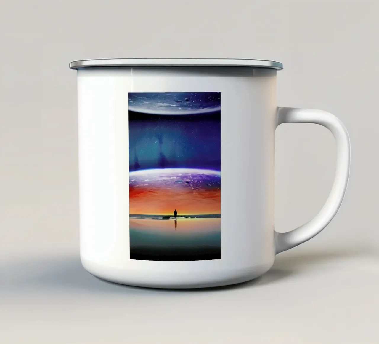 Solaris tazza in smalto da Stoian Hitrov