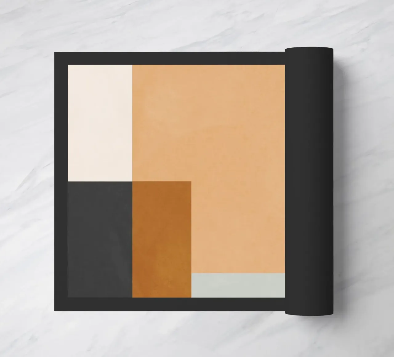 Minimalist Geometry 21 doormat by Gaite