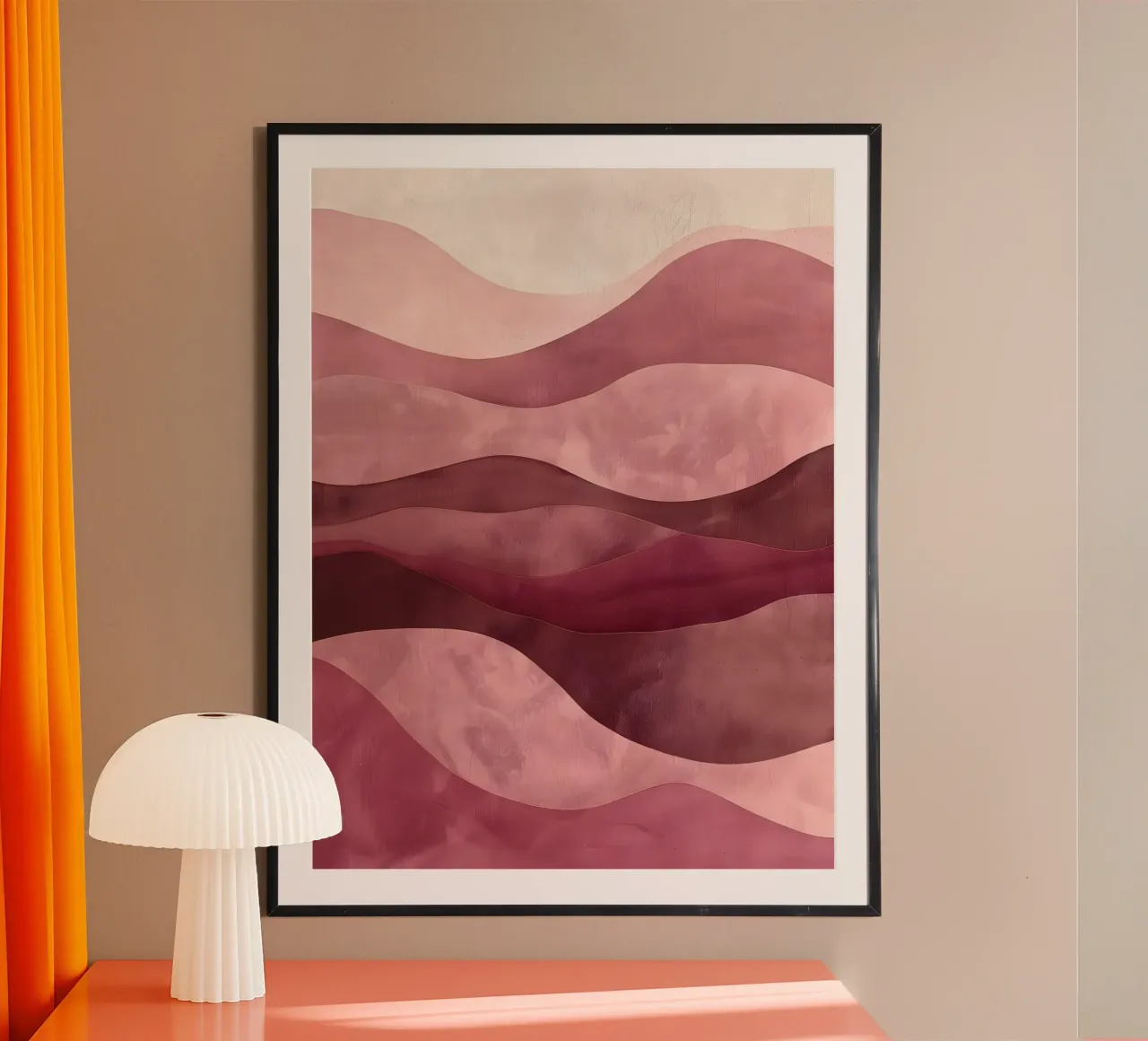 The Pink Mounains carta hahnemühle da Gypsy Galleria