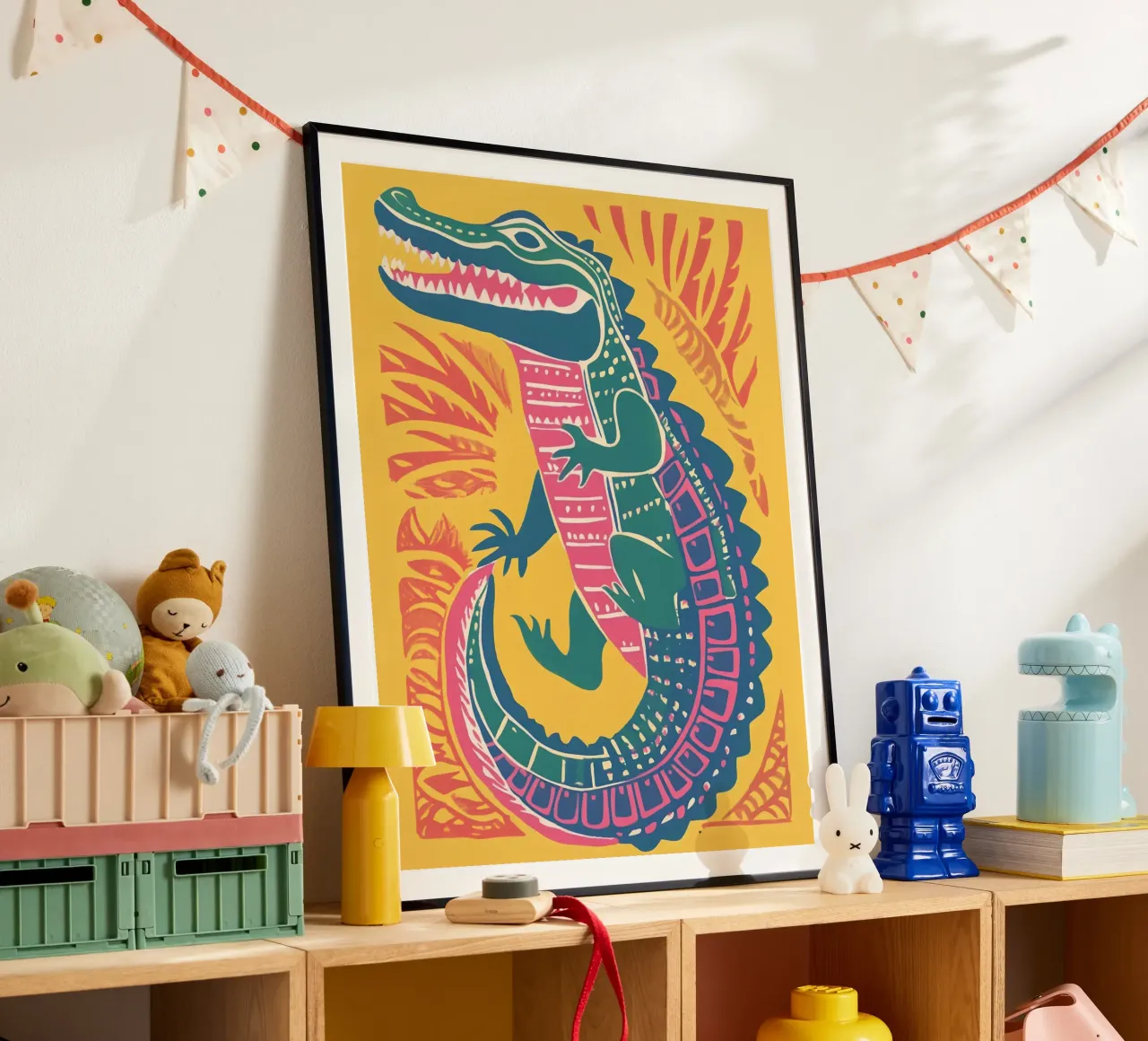 Boho Croco poster da Gypsy Galleria