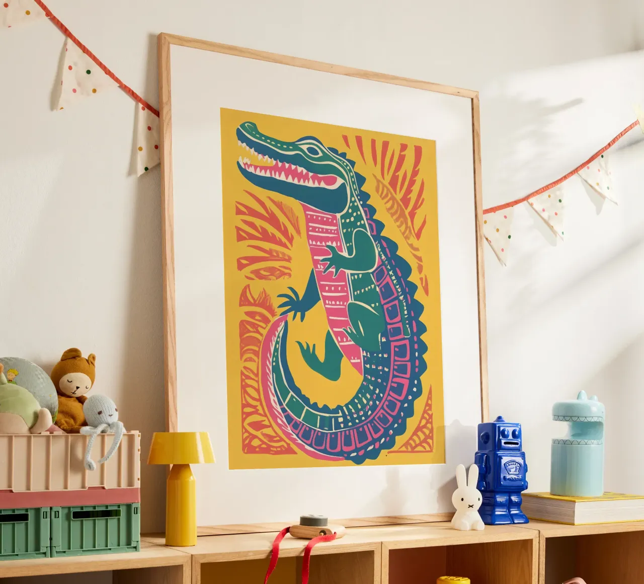 Boho Croco poster da Gypsy Galleria